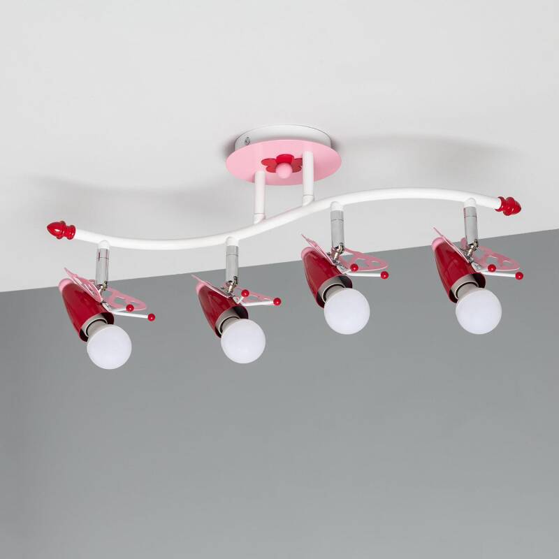 PUNSANO plafondlamp roze