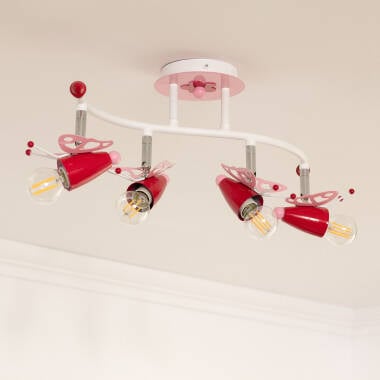 PUNSANO plafondlamp roze, afbeelding 3