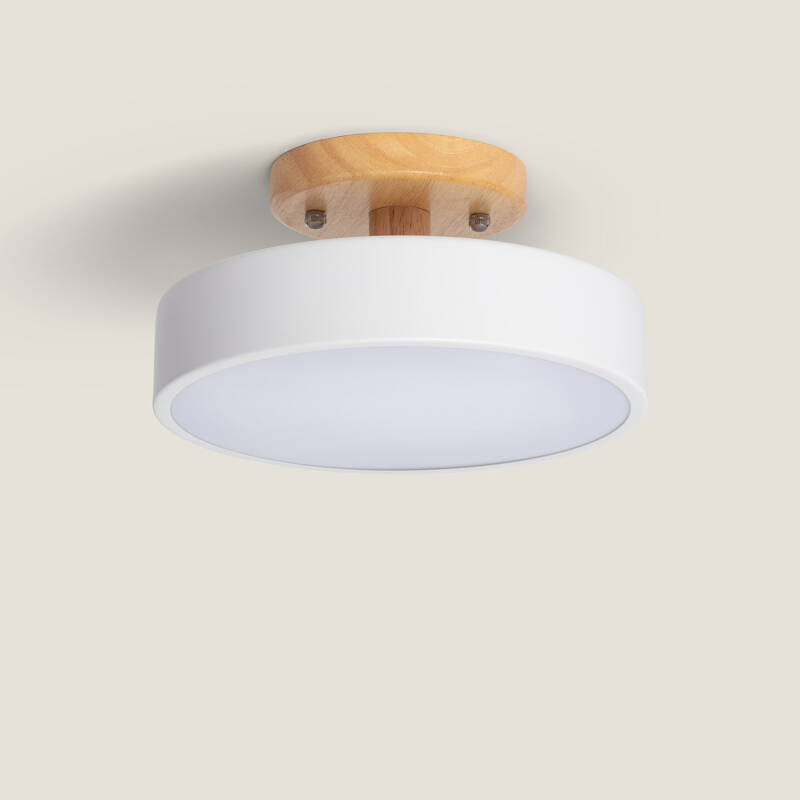Hulmaro plafondlamp in wit