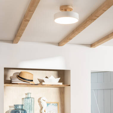 Hulmaro plafondlamp in wit, afbeelding 3