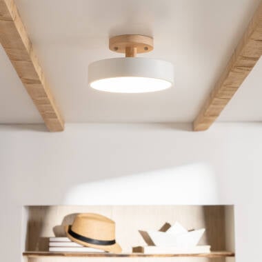 Hulmaro plafondlamp in wit, afbeelding 2