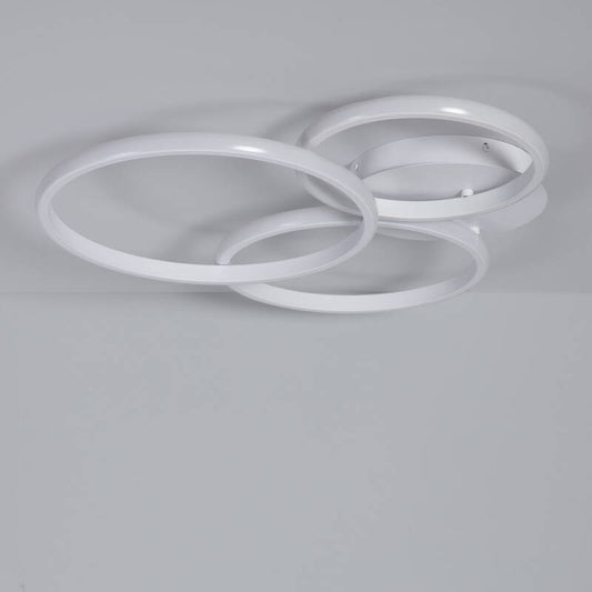 PESCARO platte LED plafondlamp 66 cm in wit