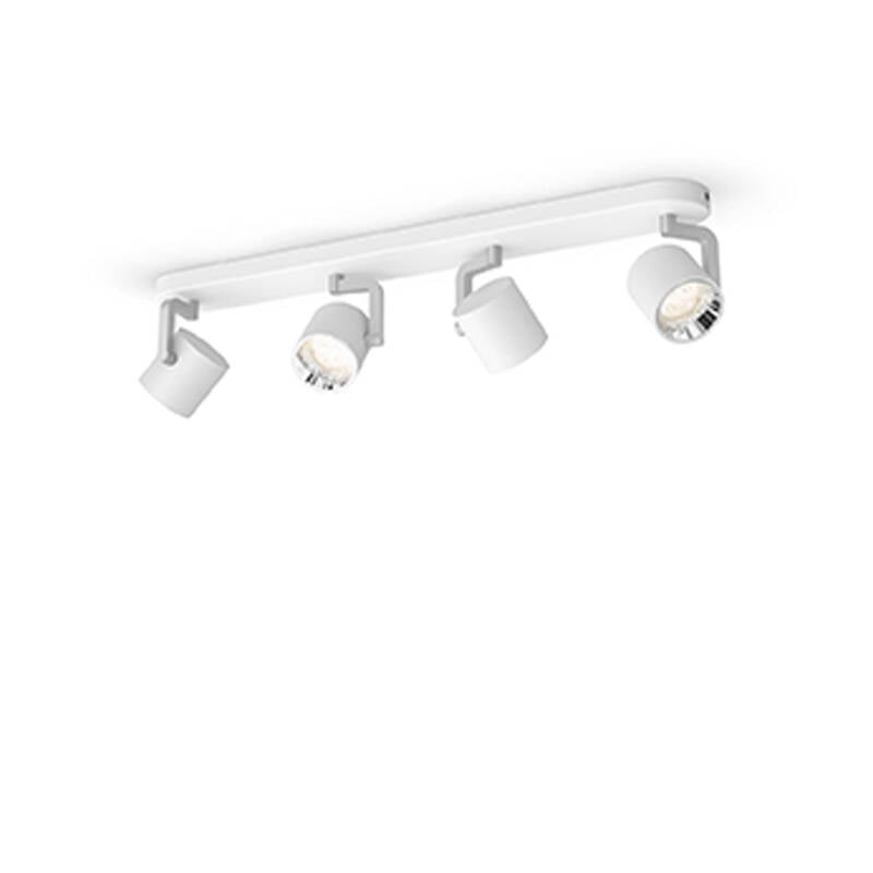 ULVIVO witte LED plafondlamp met vier spots