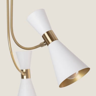 DILARO plafondlamp met drie spots op ronde plaat 60 cm, afbeelding 4