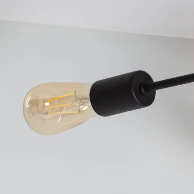 SILDANO matzwarte plafondlamp met zes spots, afbeelding 4
