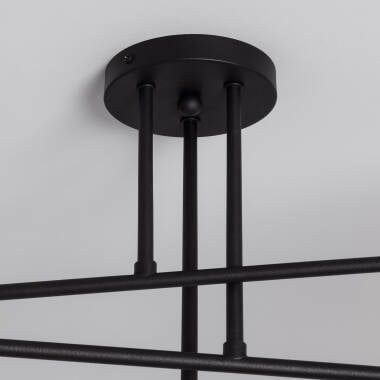 SILDANO matzwarte plafondlamp met zes spots, afbeelding 6