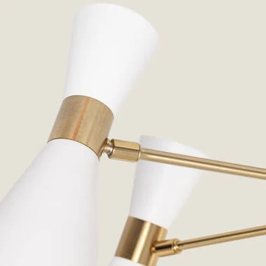 RIMBARO witte plafondlamp van onderen