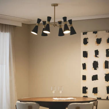 RIMBARO plafondlamp zijaanzicht