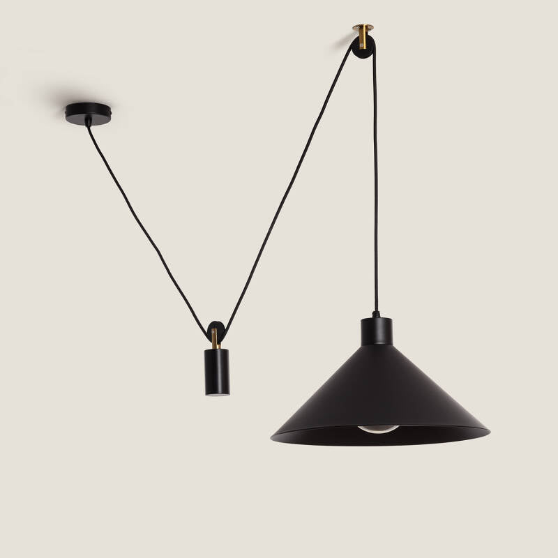 WOLNAVO ronde hanglamp van metaal