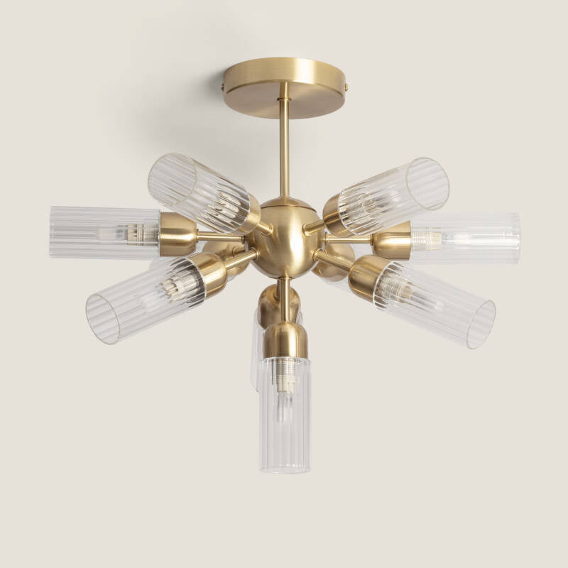 GIRBANO plafondlamp in goud, afbeelding 1