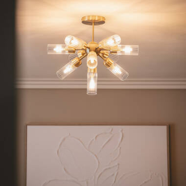 GIRBANO plafondlamp in goud, afbeelding 2