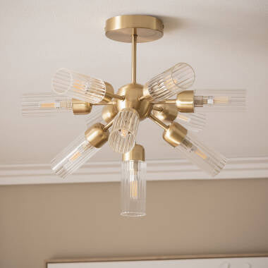GIRBANO plafondlamp in goud, afbeelding 3