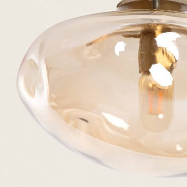 FELTARO plafondlamp van ijzer met glazen kap, afbeelding 5