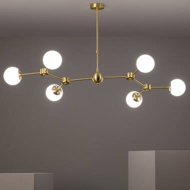 VENDANO plafondlamp in goud, afbeelding 5