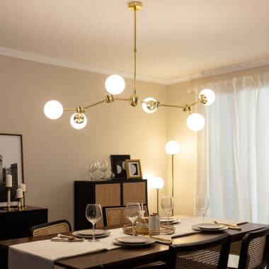VENDANO plafondlamp in goud, afbeelding 4