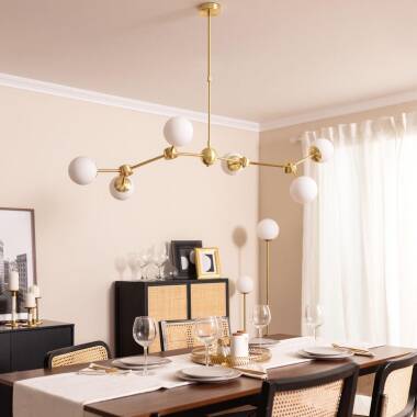 VENDANO plafondlamp in goud, afbeelding 2