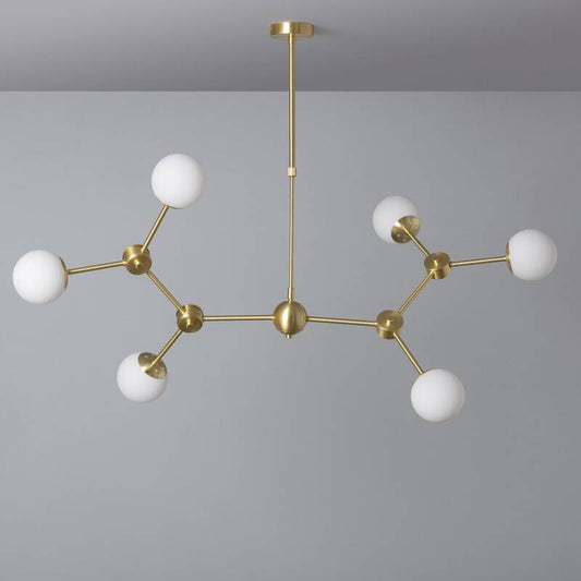 VENDANO plafondlamp in goud, afbeelding 1