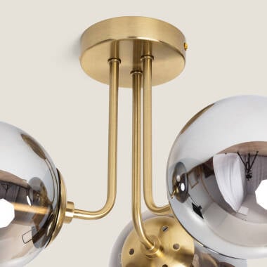 Gimbaro plafondlamp in rookgrijs, afbeelding 2