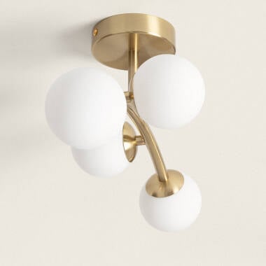 SABRANO plafondlamp in goud, afbeelding 6