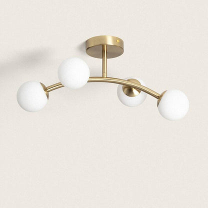 SABRANO plafondlamp in goud, afbeelding 1