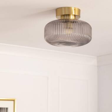 LERNARO plafondlamp met glazen kap 27 cm, afbeelding 2