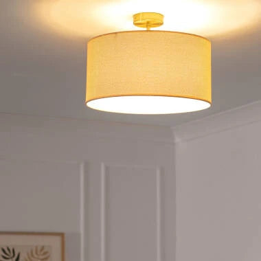 GREMAVO plafondlamp met stoffen kap
