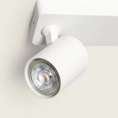 BLANIVO witte plafondbalk van aluminium met drie richtbare spots