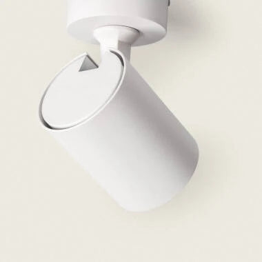 RONSIVO witte richtbare ronde opbouwspot van aluminium