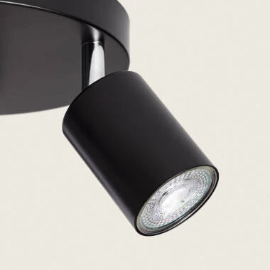 LINDAVO ronde plafondlamp met drie verstelbare spots
