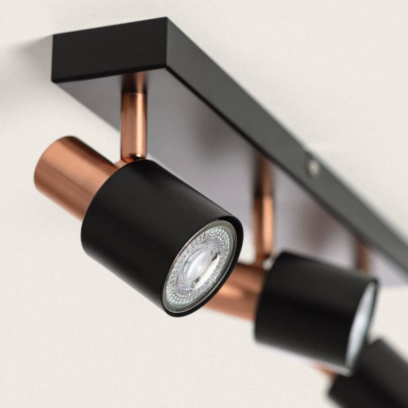 Brunaro plafondlamp in zwart met roze accenten, afbeelding 2