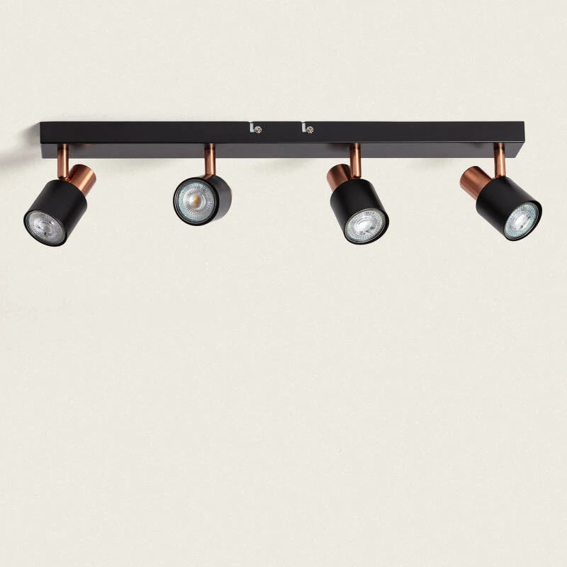 NESTRANO plafondlamp met vier verstelbare spots