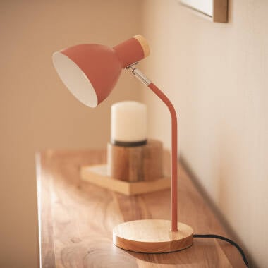 QUINDAVO tafellamp in terracotta, afbeelding 2