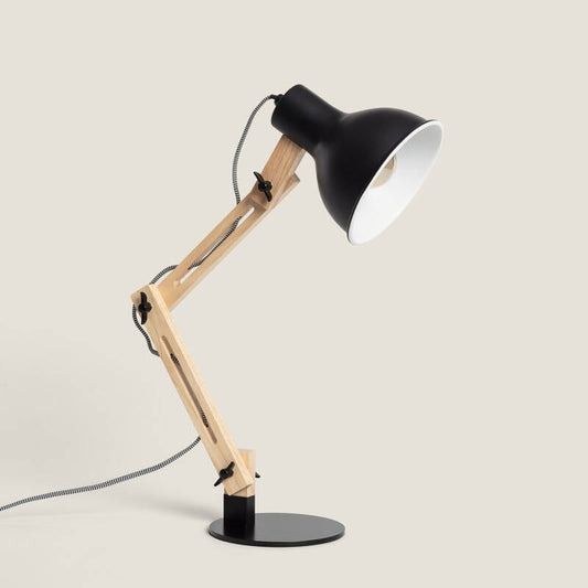 TRENZARO bureaulamp zwart, productfoto 1