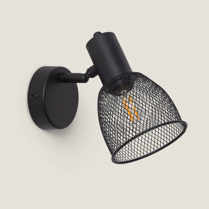 Wandlamp Tiltavo aluminium zwart