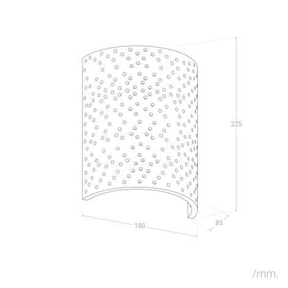 Wandlamp Granivo in een woonruimte