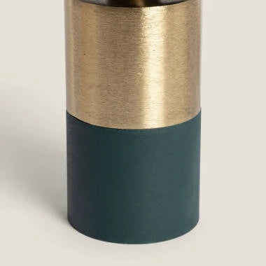 MERZARO metalen tafellamp met halfbolvormige kap 32 cm in donkergroen, afbeelding 4