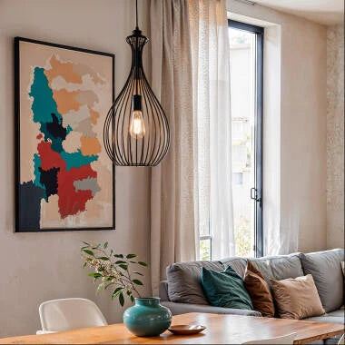 OLDRIVO hanglamp in zwart, afbeelding 2