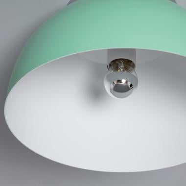 NIDARO ronde plafonniere van aluminium 30 cm, afbeelding 5