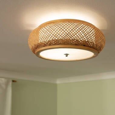 Insaro plafondlamp in natuurlijk, afbeelding 2