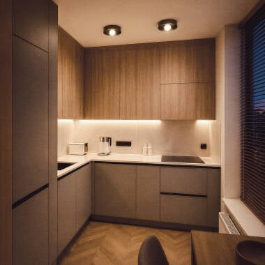 ROVNIVO groene glazen plafondlamp, afbeelding 2
