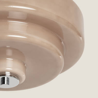 JORSANO bruine glazen plafondlamp, afbeelding 4