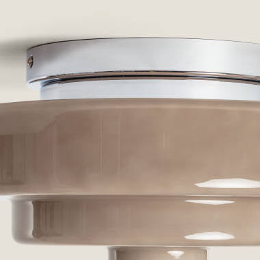 JORSANO bruine glazen plafondlamp, afbeelding 3