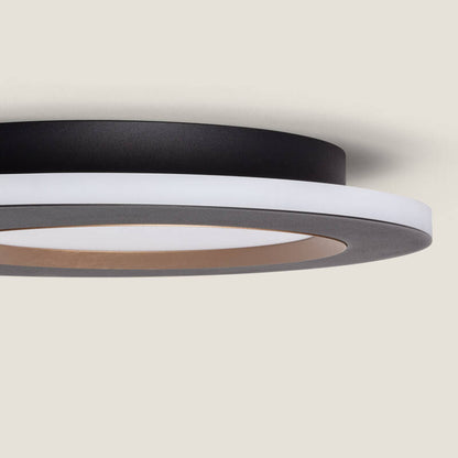 GARNANO zwarte platte plafondlamp, afbeelding 4
