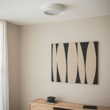 NIMRAVO matwitte plafondlamp, afbeelding 4