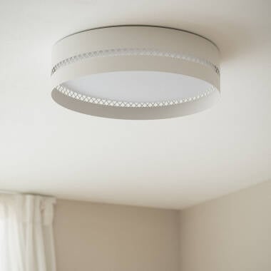 NIMRAVO matwitte plafondlamp, afbeelding 2