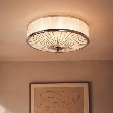 GANSARO cilindrische plafondlamp van metaal 40 cm, afbeelding 2