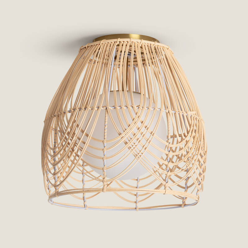 Nertaro plafondlamp in natuurlijk