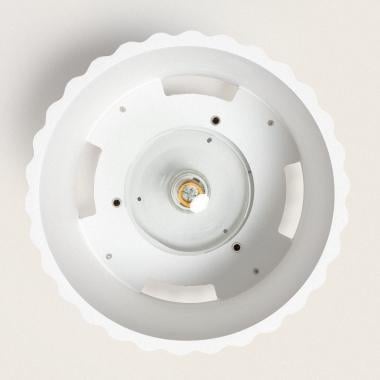 XENDIVO witte gipsen plafondlamp met dubbele kolom, afbeelding 5