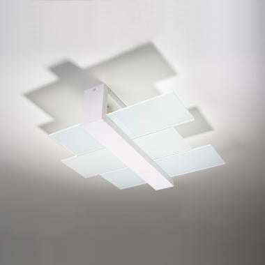 HERVANO vierkante houten plafondlamp, afbeelding 2