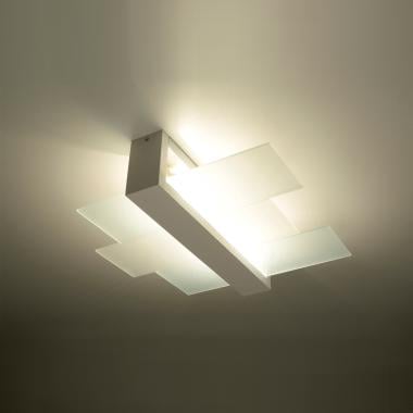 HERVANO vierkante houten plafondlamp, afbeelding 3